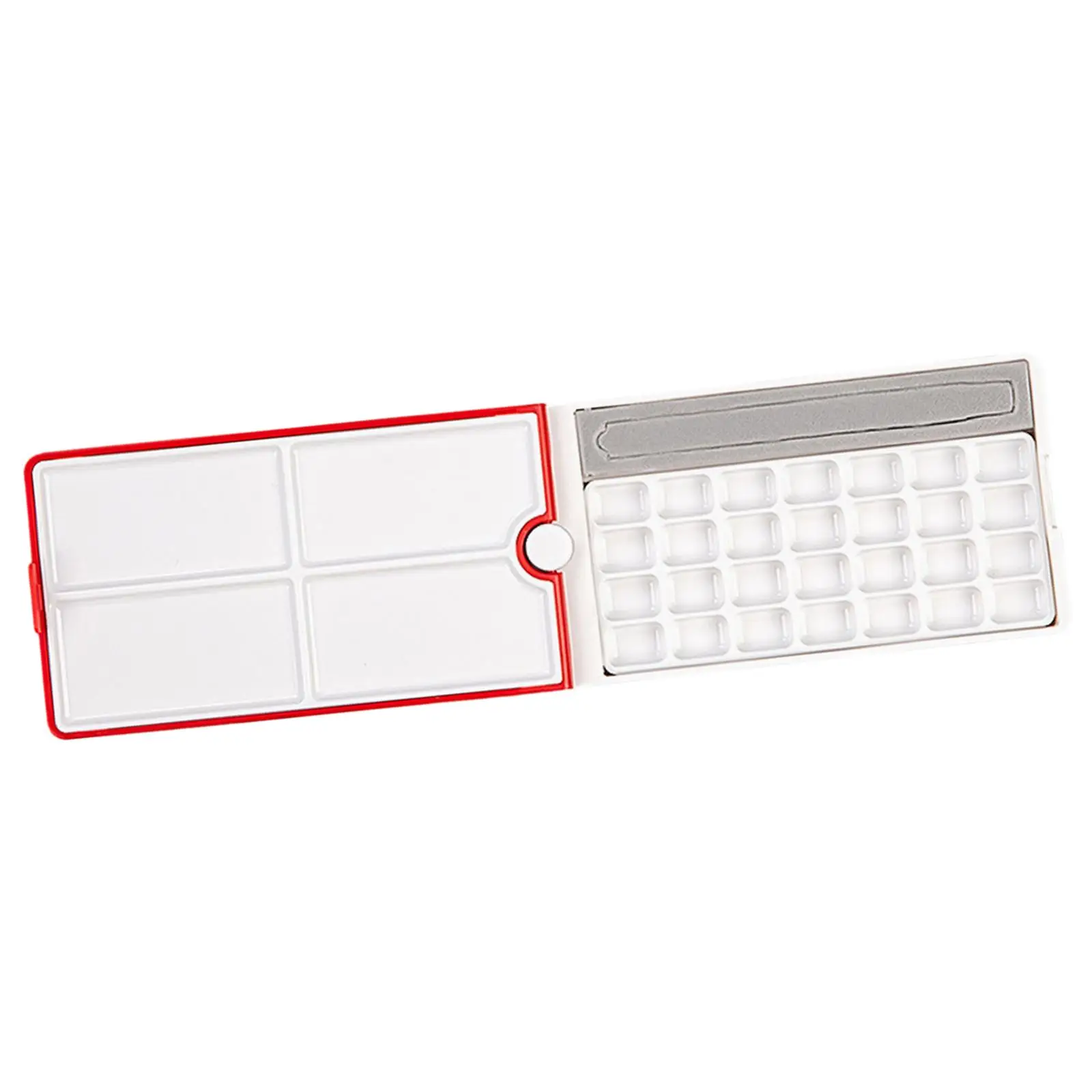 Large Watercolor Palette Empty with Separate Compartments for Painting Supplies Travel Art Case