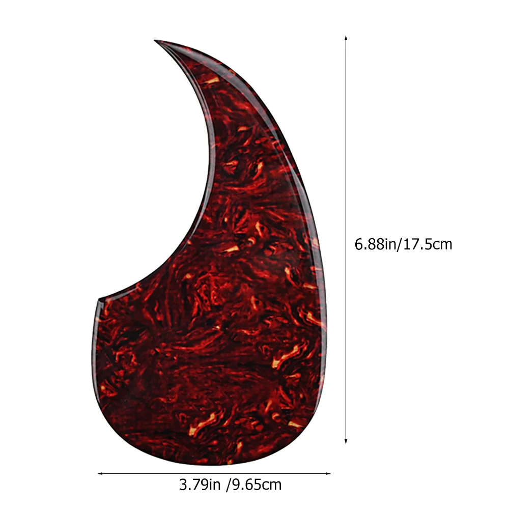 Thick Turtle Shell Guitar Pickguard Acoustic Electric Guitar Parts Accessories Impact Protection Plate Anti Scratch Self