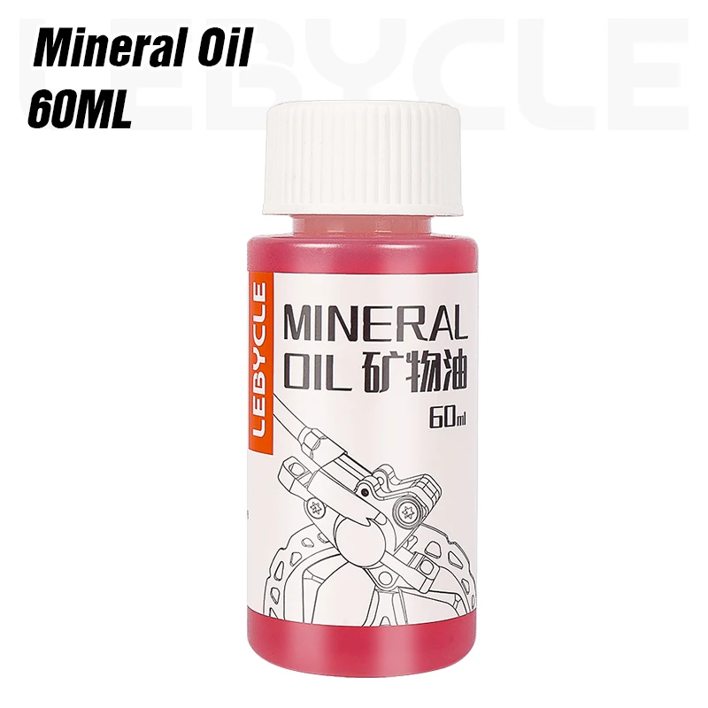 LEBYCLE Fietsrem Minerale Olie 60ML DOT Hydraulische Remolie 60ML Voor Shimanod MGUARA Tektro Fiets Hydraulische Remsystemen
