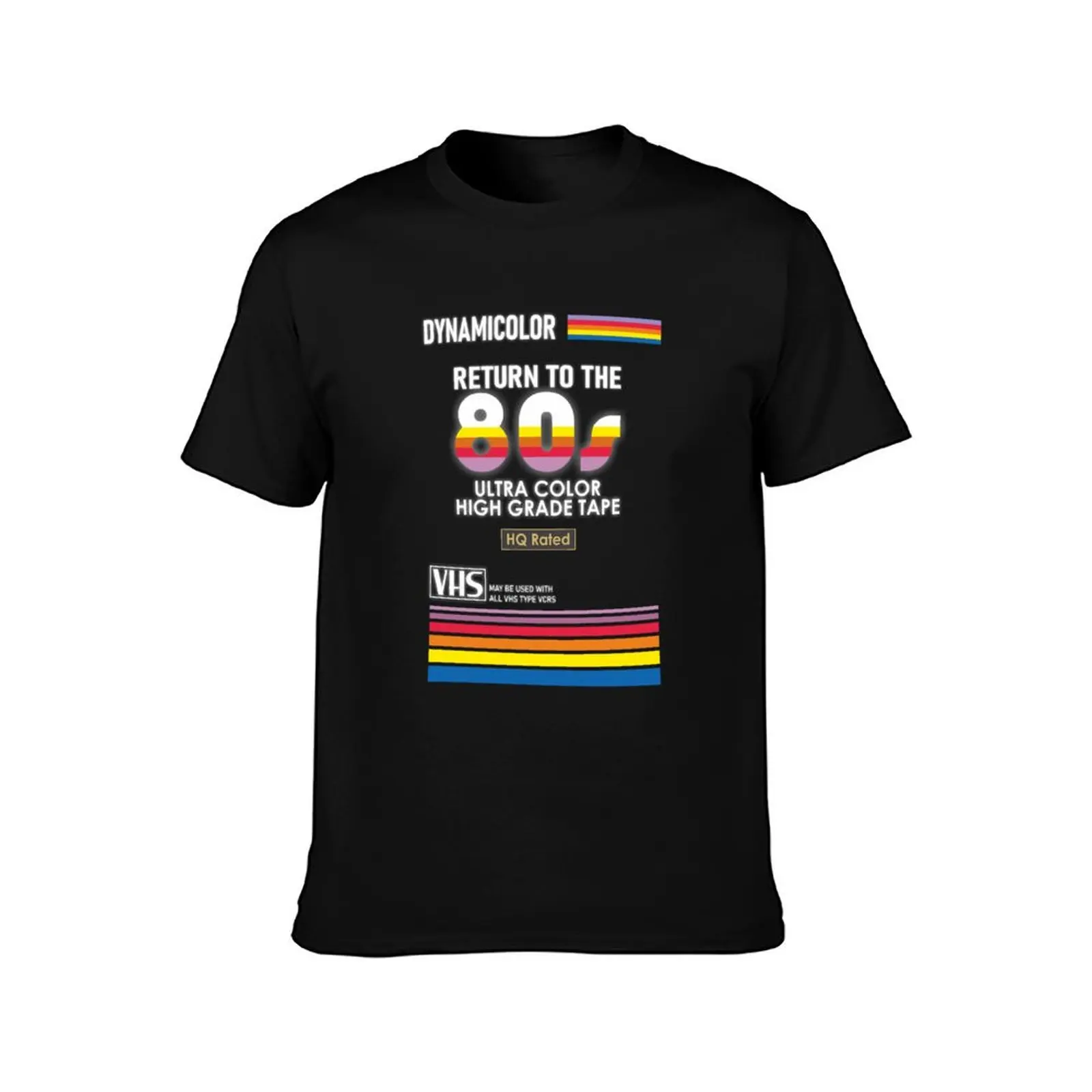 VHS Inspired Retro 80s Poster - Return to the 80s / T-Shirt / Stickers / Journal Notebook T-Shirt