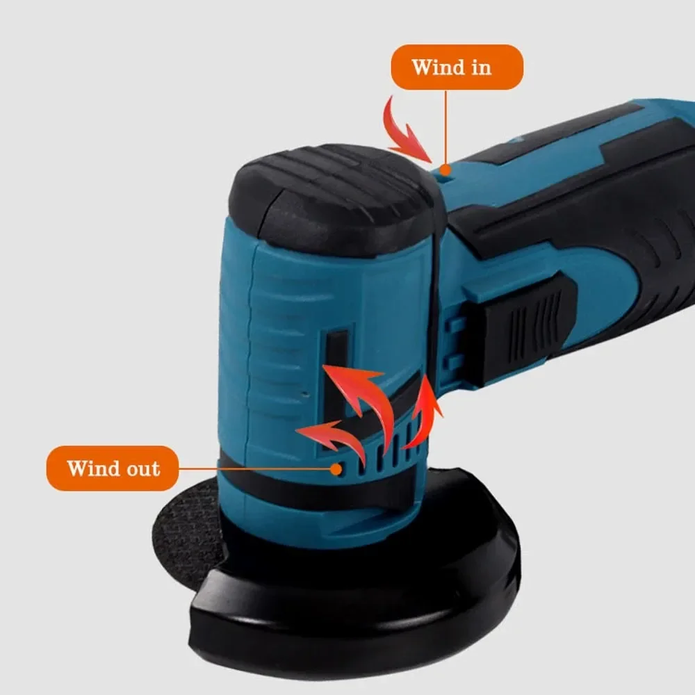 Kleiner elektrischer Winkelschleifer, wiederaufladbar, 12 V, tragbarer Schleifer zum Schneiden, Polieren, Keramikfliesen, Holz, Stein