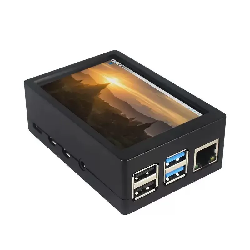 Raspberry Pi 4 ABS Case 3.5 Inch Display ABS Protective Enclouse for Raspberry Pi 3B/4B