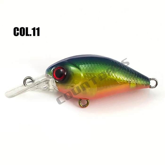 Countbass Kurbelköder, 37 mm 1-29/64 Zoll 4,5 g 5/32 oz. Dive 1,5 m 5' Kunststoff-Hartköder schwimmende Angelköder, Kurbelköder, Wobbler