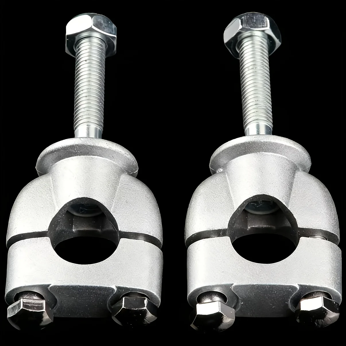 

2pcs 22mm 1" Handlebar Clamps Mount Risers for 50-125cc Pit Dirt Bike, Compatible with CRF50 XR70 KLX110