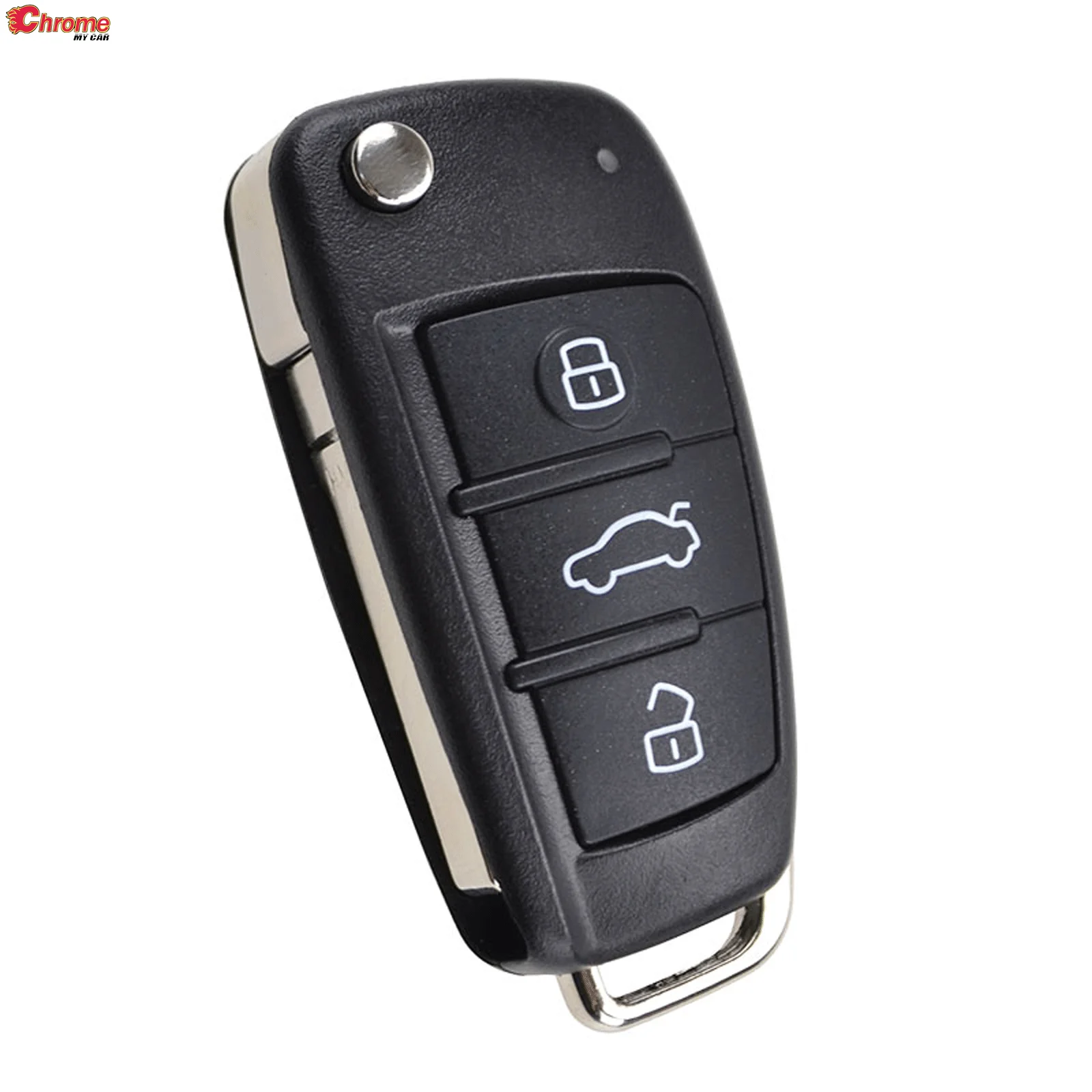 

Для Audi A6 A4 A3 для Volkswagen Polo Golf без лезвия WhatsKey Складной флип-чехол с дистанционным управлением 3 кнопки для Skoda для Seat