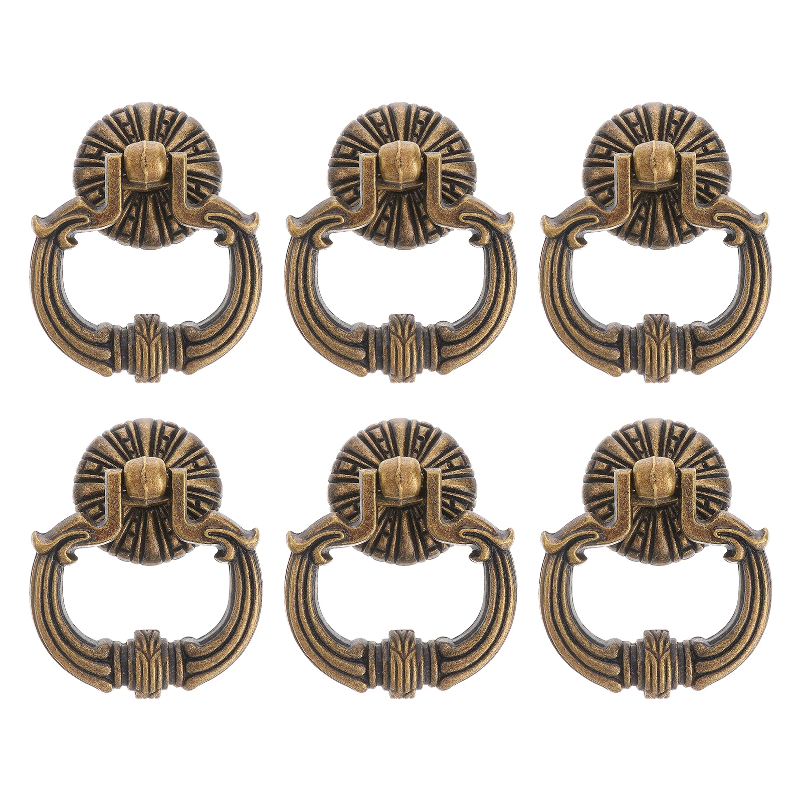 

6 PCS Knob Kitchen Cabinet Knobs Bathroom Hardware Ceramic Dresser Cupboard Handles