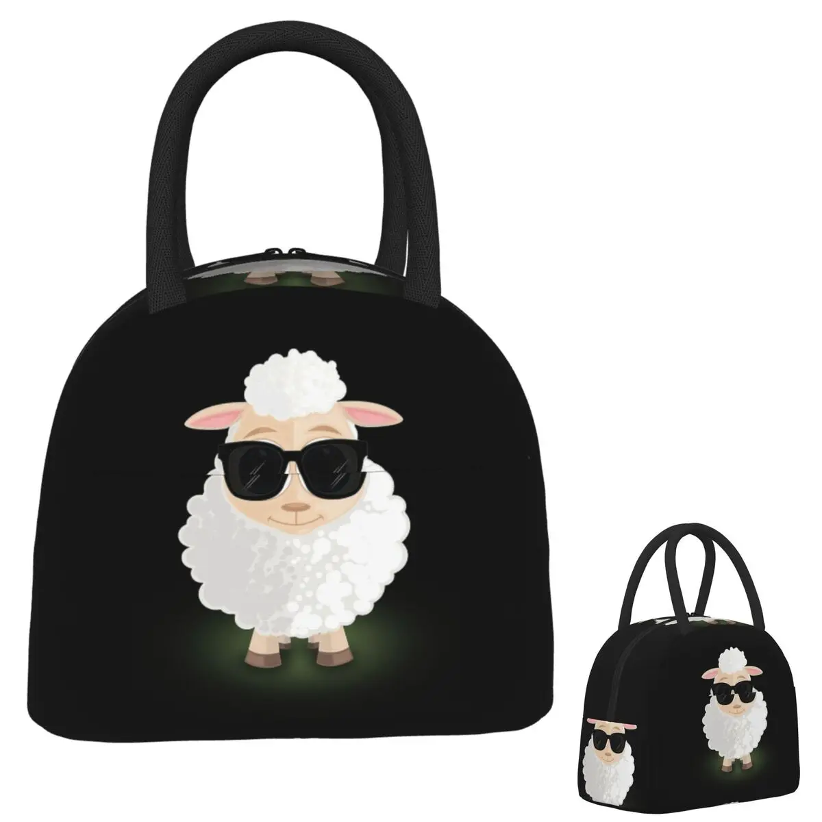 

Cool Sheep Lunch Bags Insulated Bento Box Waterproof Lunch Tote Resuable Picnic Bags Thermal Bag for Woman Kids Office