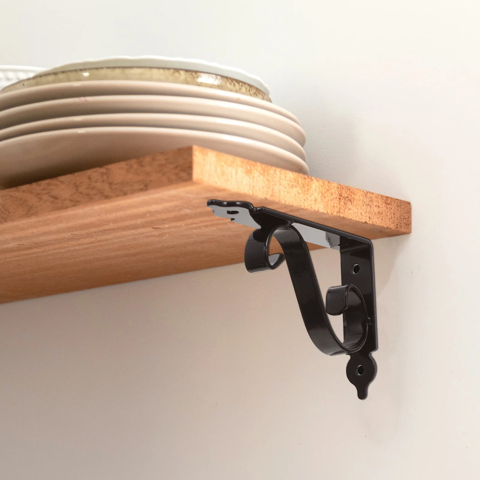 2 مجموعات الحديد الجرف بين قوسين الحائط قوس قوي الحاملة قدرة لورش العمل المنزلية متاجر قوارب متنقل #3