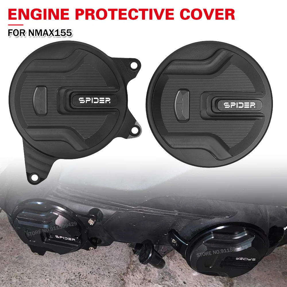 

Motorcycle Engine Protection Cover For Yamaha NMAX155 NMAX 155 2020- 2022 2023 Slider Crash Pad Anti-Collision Guard Accessories