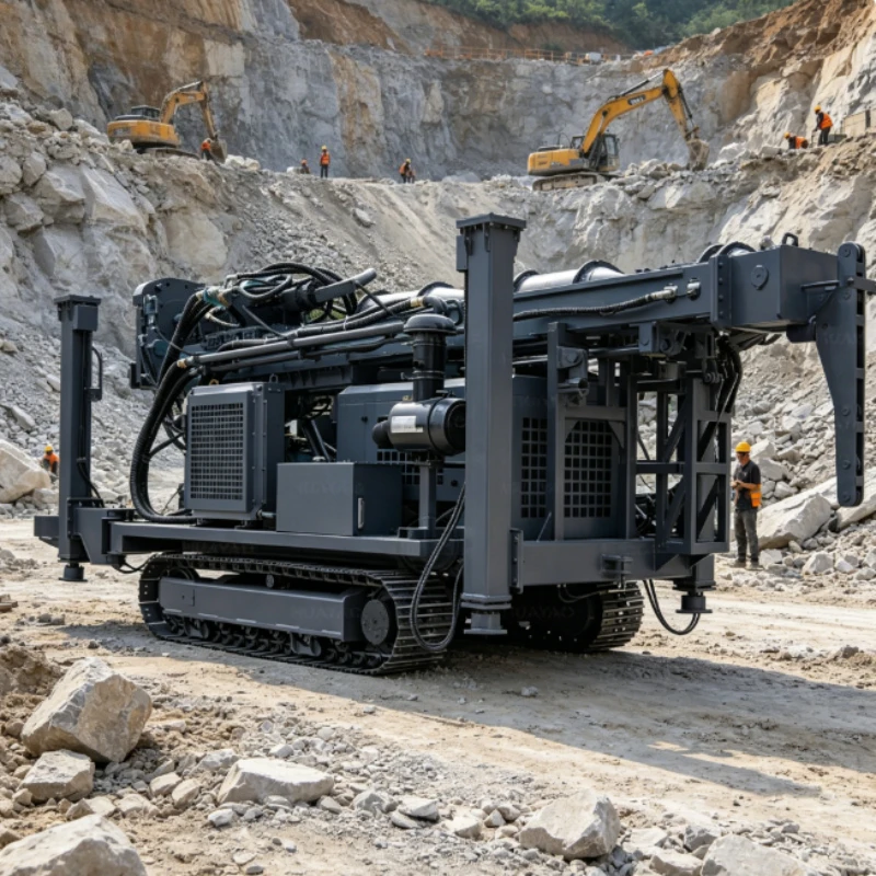Customzied Reverse Circulation Drilling Rig Fully Hydraulic Geological Portable Drilling Rig Machine for Core Exploration Mining