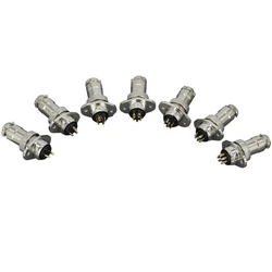 1 PC Reverse Aviation Socket Plug GX16-2/3/4/5/6/7/8P 16MM Rhombus Flange Seat DF16 Series Aviation Column Connector