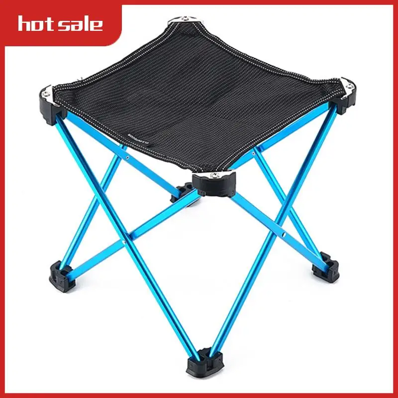 

AC22-Outdoor Portable Foldable Aluminum Fishing Sketch Chair Fishing Picnic BBQ Garden Chair Tool Camping Stool