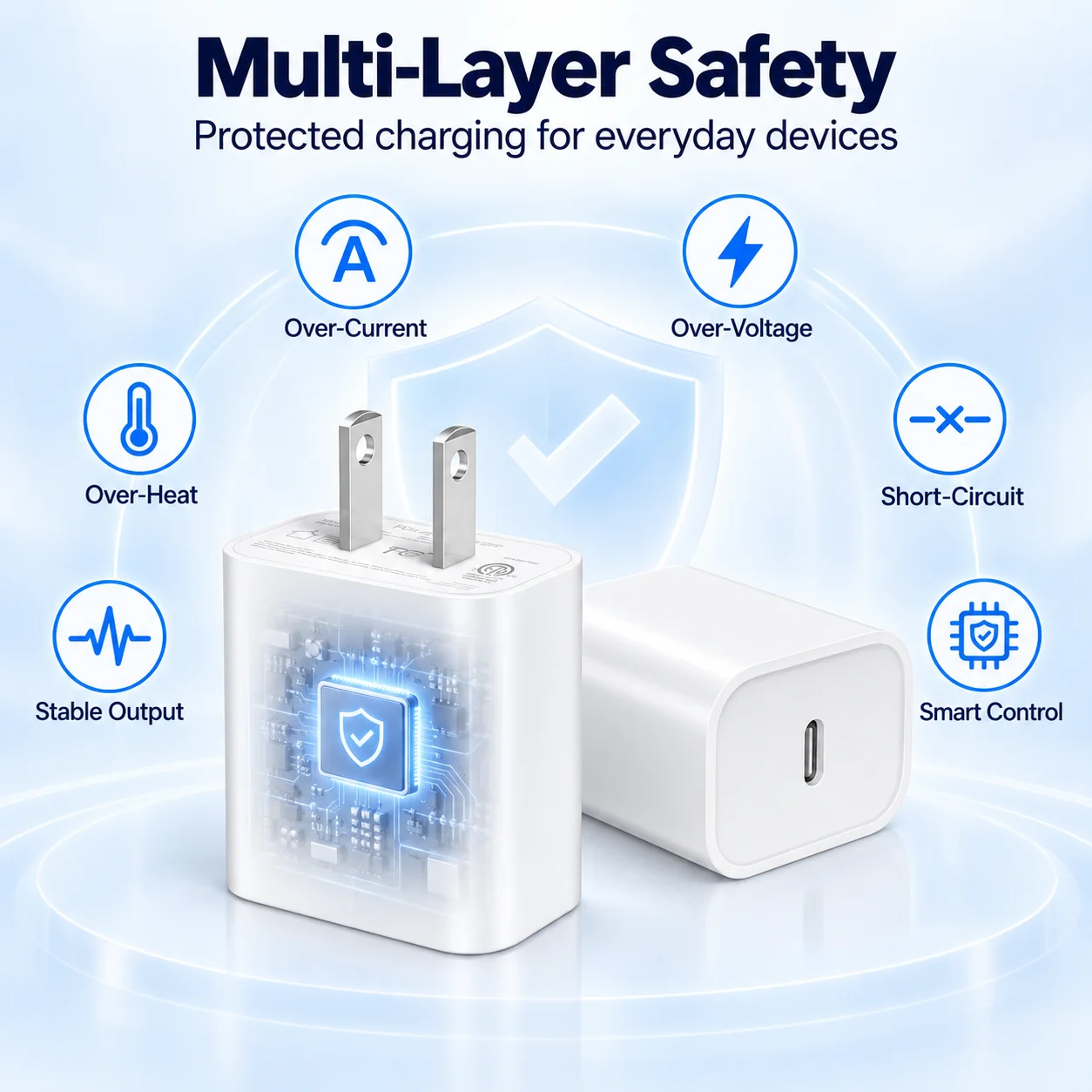 1-2 قطعة، شاحن حائط USB-C بقوة - مراجعة Usb Charger وسعره
