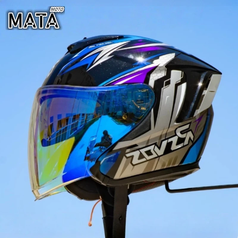 

RSV Motorcycle Half Helmet 3/4 Helmet Male Electric Bike Summer 3C DOT Certification Safety Helmet 오픈헬멧 Casco Moto