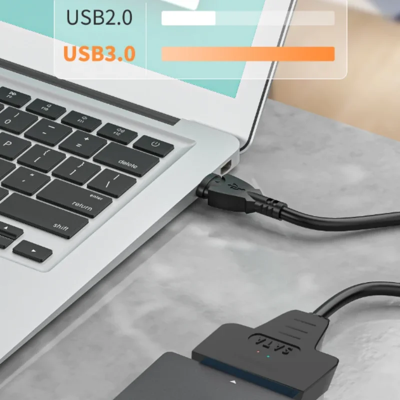 USB 3.0 2.0 SATA 3 Cable Sata To USB 3.0 Adapter Up To 6 Gbps Support 2.5 Inch External HDD SSD Hard Drive 22 Pin Sata III Cable