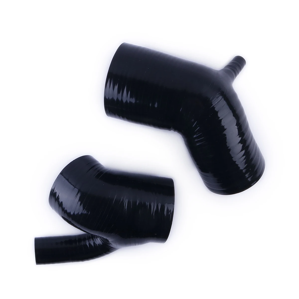 2PCS 3PLY Boot 2x Throttle Engine For 1997-2006 BMW E46 323i 325i 328i Z3 M54 M52 L6 2.5L 2.8L Silicone Air Intake Hose Tube Kit