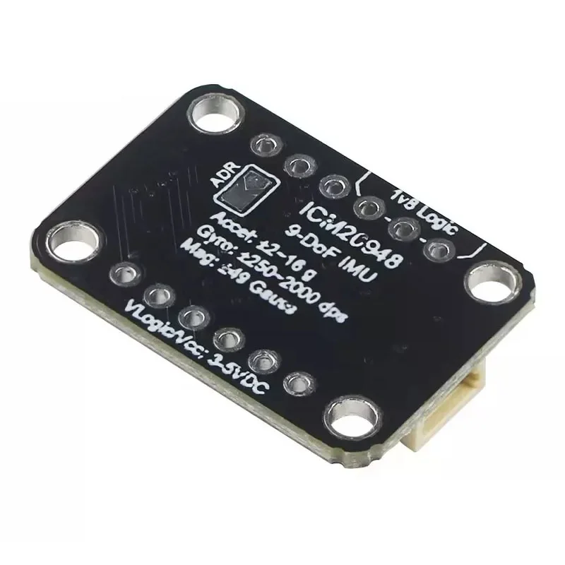 ICM20948 9-Axis IMU Sensor Module 3-Axis Gyroscope, Accelerometer Magnetometer I2C/SPI 1.8V/3.3V/5V Compatible Breakout Board
