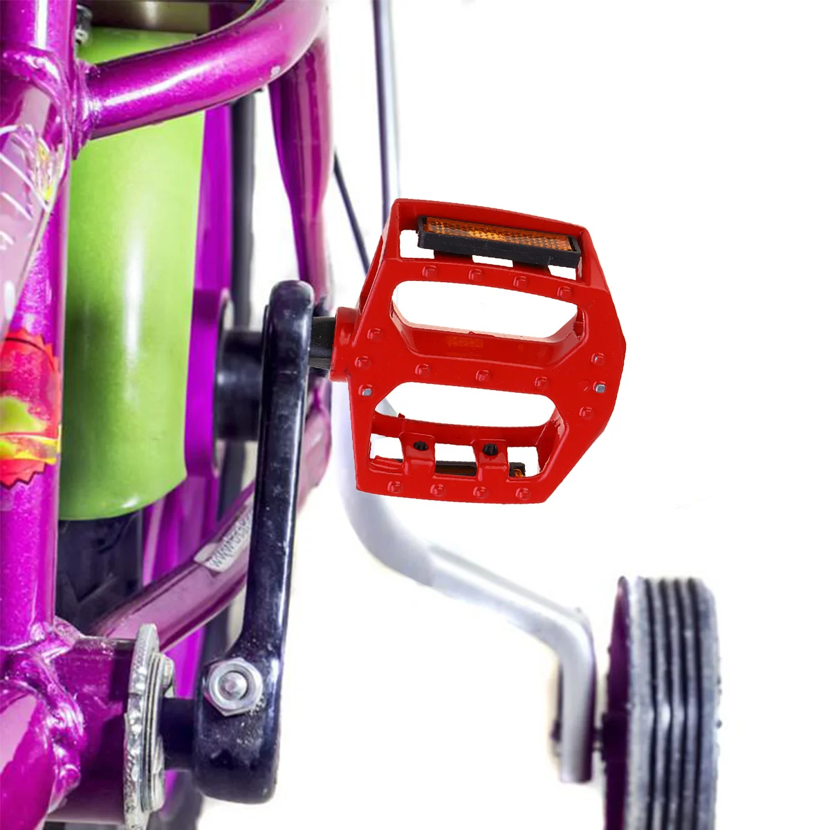 

1Pair Bike Pedal Premium Aluminium Alloy Strong Bearing Structure for Cross Dirt Jumper Folding Unicycle Comfort Red