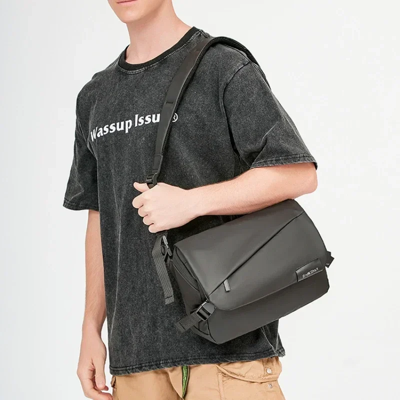 

Men Shoulder Bag Satchel Husband Crossbody 2025 PU Leather Messenger Bags for Man Large Designer Student Casual Handbag Designer