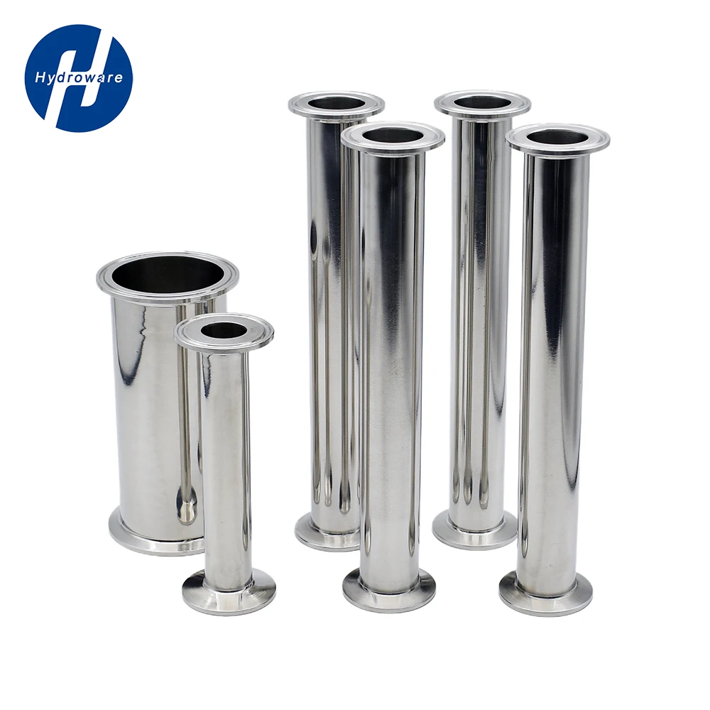 

Length100-500mm1.5" 2"-4"SS304/316 Sanitary Stainless Steel Tri Clamp Sanitary Spool Tube Pipe Fitting Pipe connector Homebrew