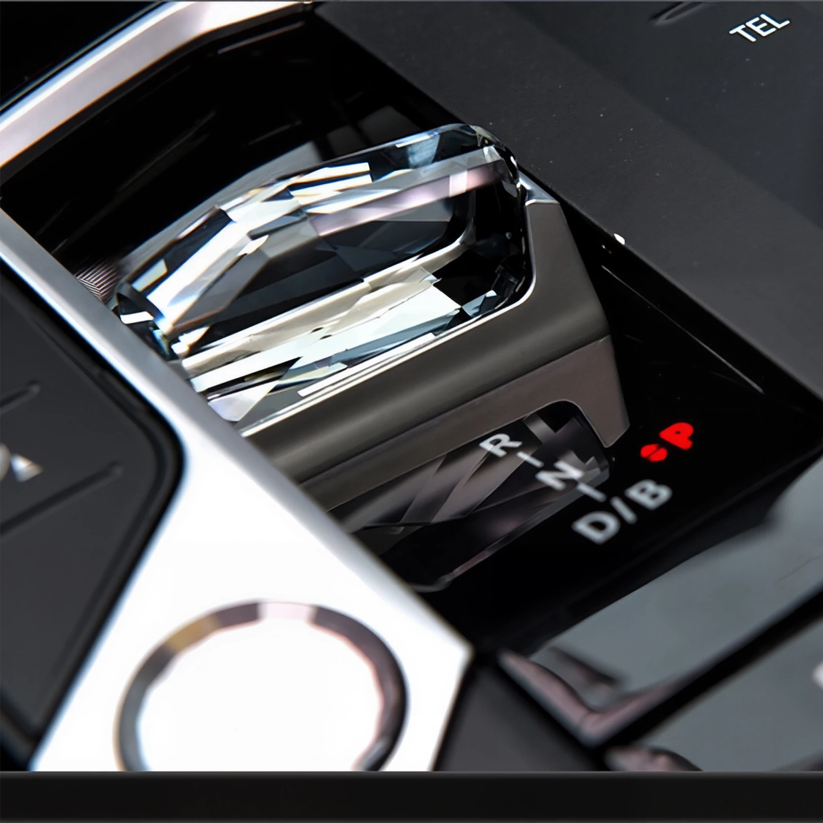 4-piece Set Crystal Glass Paddle Button Shifter Knob For BMW G20