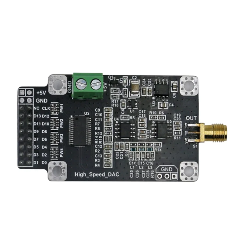 1 قطعة وحدة DAC عالية السرعة 14 بت 165 متر أخذ العينات الموجي توليد محول رقمي إلى تناظري