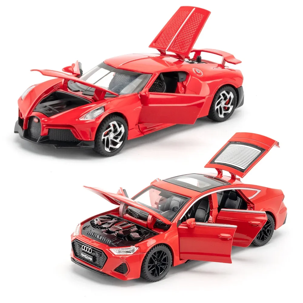 1: 32 RED Series Lamborghini Mercedes Camaro Sports Car Alloy Simulation Children\'s Toy Car Model Festival gifts Collection