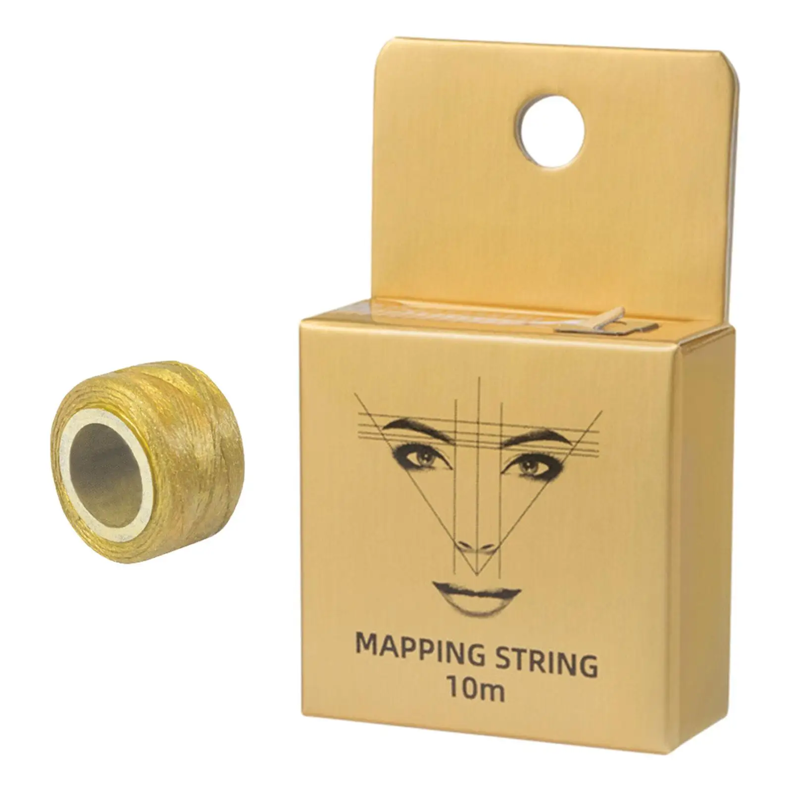 ด้ายเขียนคิ้วแบบมีหมึกในตัว ใช้งานง่าย 10 เมตร สำหรับเขียนเส้นคิ้ว ติดทนนาน