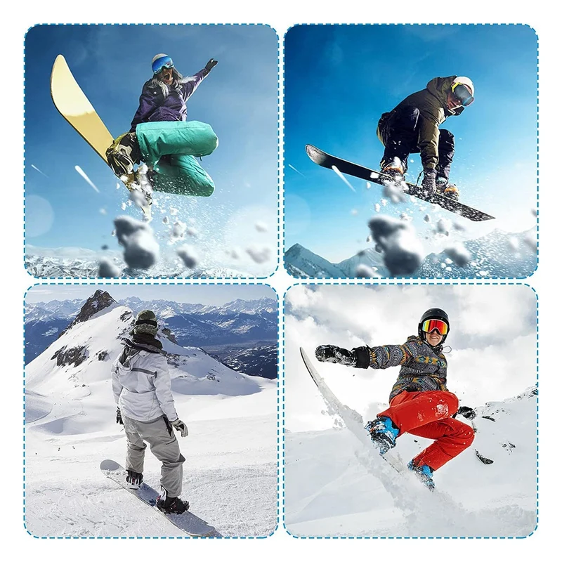 Snowboard tornozelo escada cinta, substituição vinculativo com parafusos, 6pcs