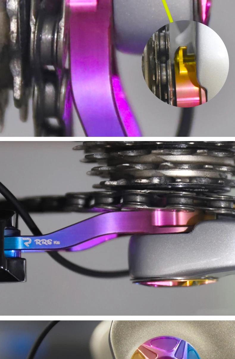 RRSKIT Fahrrad Titanlegierung UDH Rahmen Schaltauge Fahrrad UDH Schaltwerk-Halterung Universal Schaltauge – Detail 7