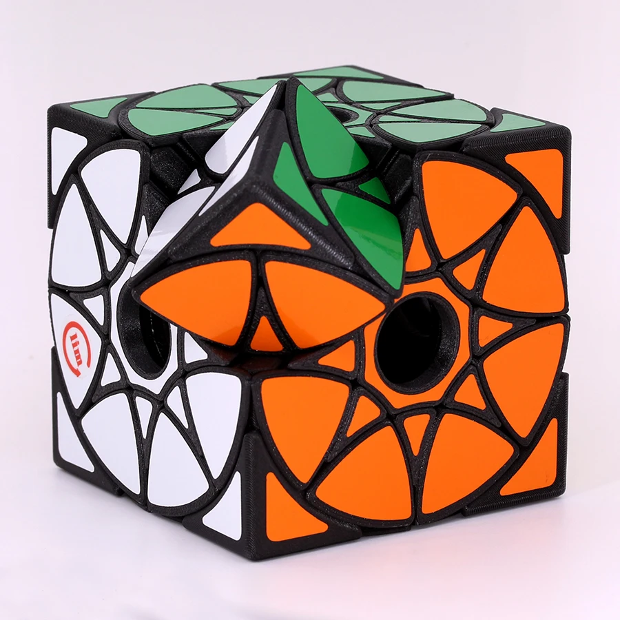 fs limCube Void Star Wheel Magic Cube 3D Printing New Arrival Magic Cubo Magico Starry Sky Cross Shaped Hollow Difficult Games