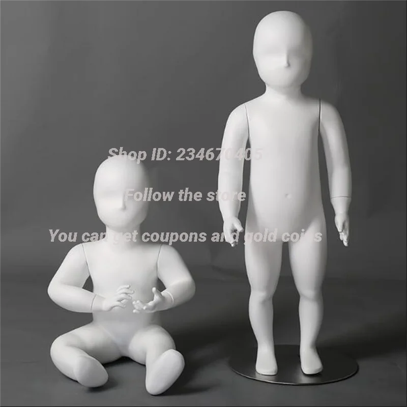 Plastic Mannequin for Child, Body Models, Props, Clothing, Wedding Chassis, Iron Base, Dance Skirt, E039, 4Style