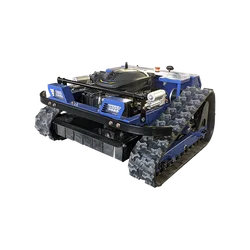 Custom wireless remote control lawn mower zero turn robot gasoline crawler blade snow sweeping, bulldozing, snow removal