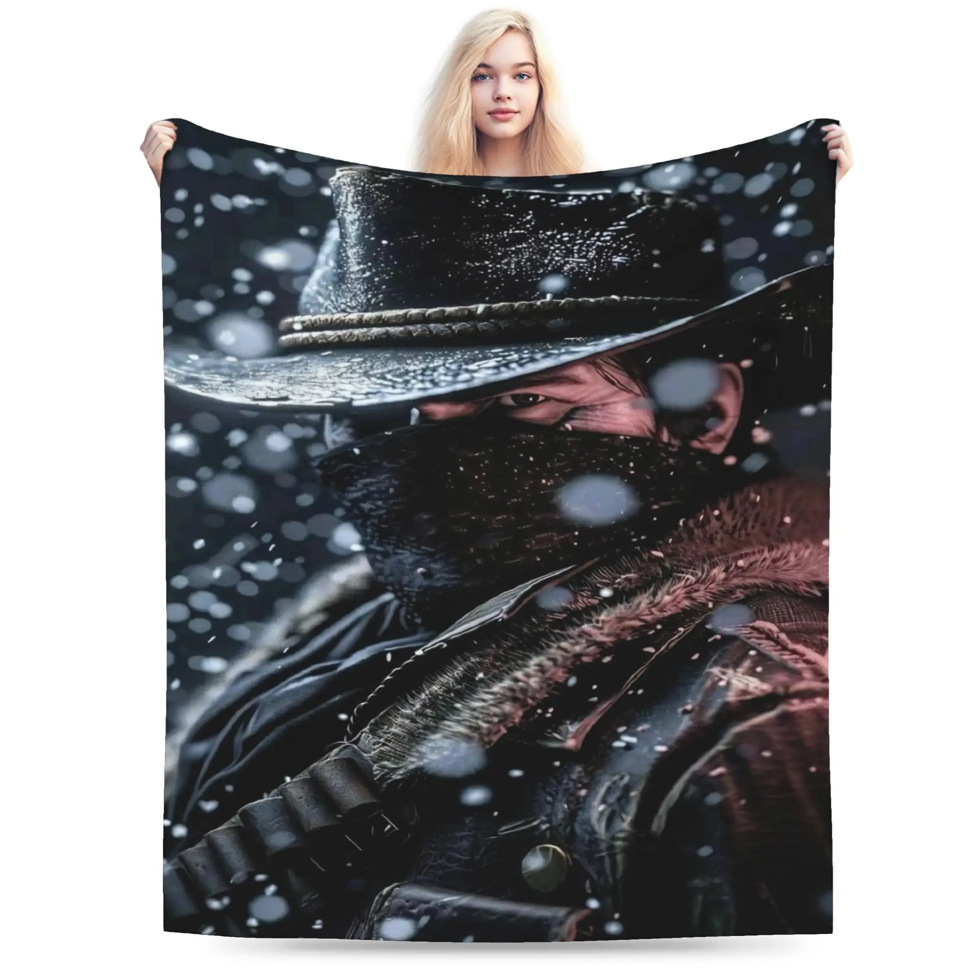 Comfort Arthurs Morgans Blanket Accessories Sofa Decorative  Throw Blankets Super Soft Fleece for Outdoor