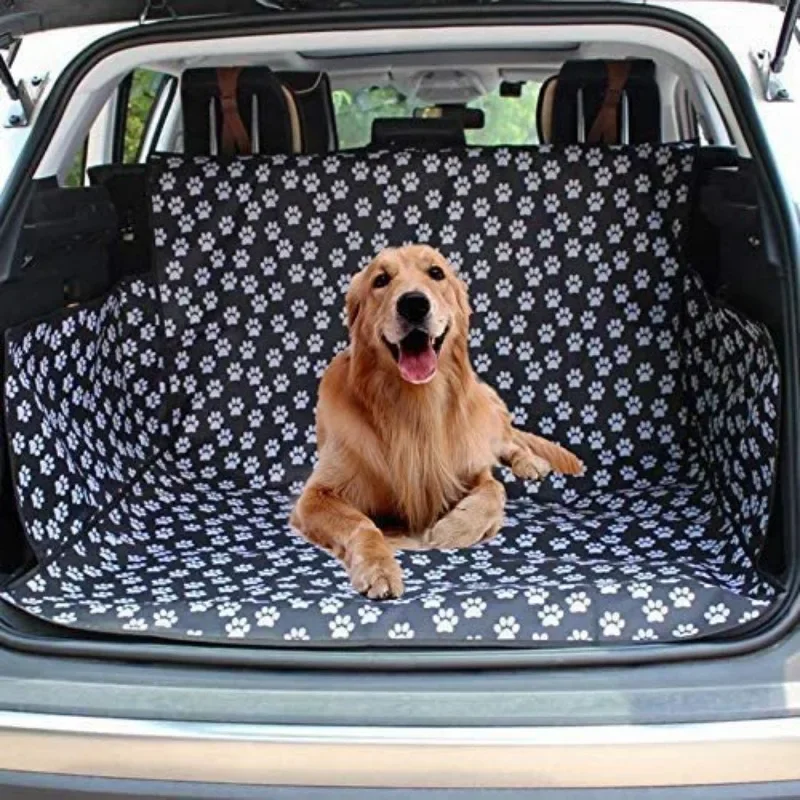 

Car Boot Liner Protector For Dog Nonslip Waterproof Pet Cargo Cover Anti-Scratch Tear-Resistan Trunk Cover Mat Travel Universal