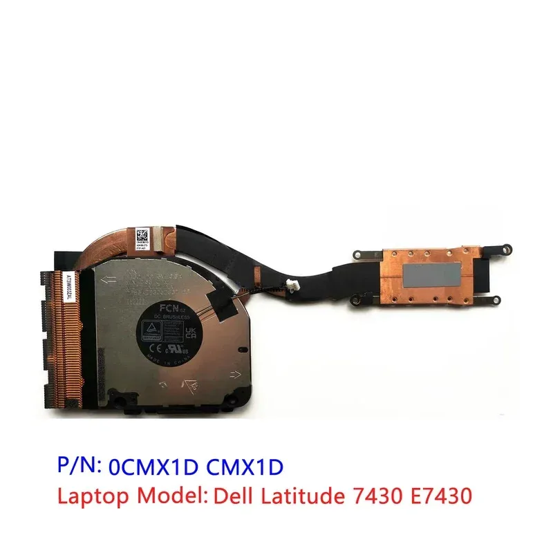 

Original New For Dell Latitude 7430 E7430 CPU Cooling Fan Heatsink Cooler 0CMX1D CMX1D TT