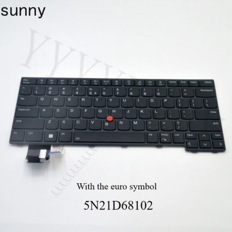 

Y+New for lenovo ThinkPad T14 Gen3 P14s Gen3 laptop BT keyboard US 5N21D68102