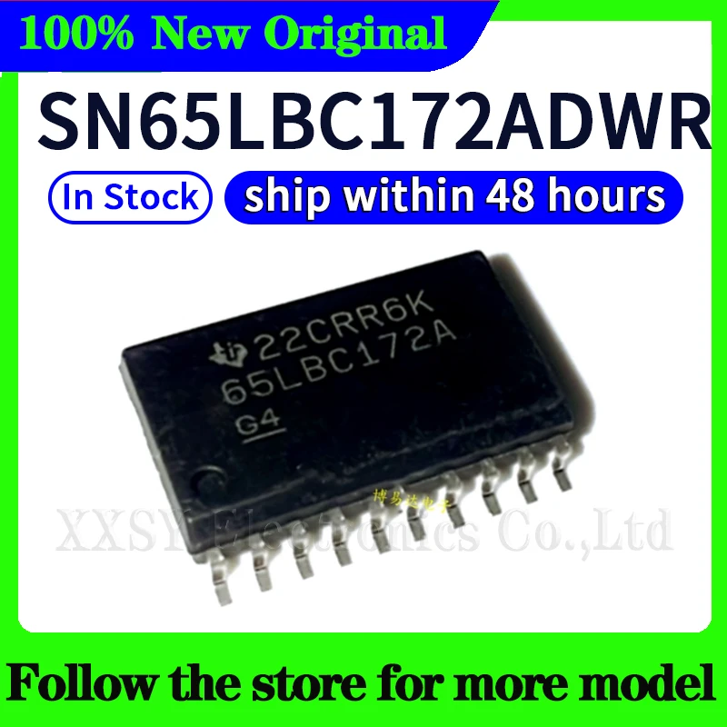 SN65LBC172ADWR  65LBC172A  In stock 48 hours ship