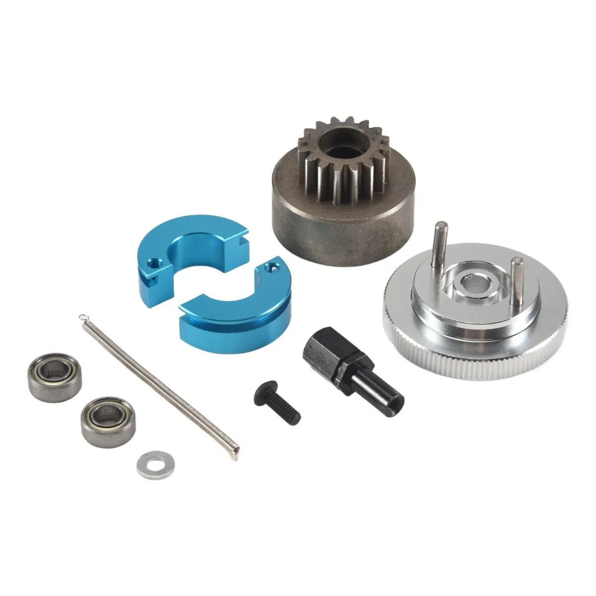 RC 14T Clutch Bell + Shoes with Spring +Flywheel  embly Kit Set for Redcat Volcano S30 -18 VX-18 Nitro Engine Parts