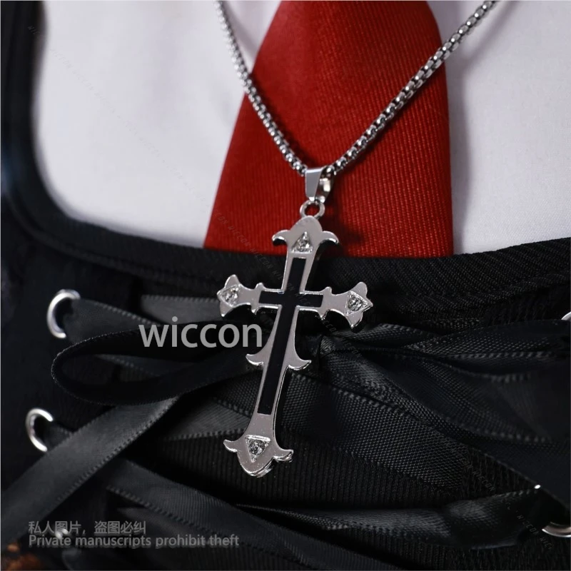 Disfraz de Anime Misa Amane Cos estilo japonés Y2K Jirai Kei JK vestido escolar de cuero collar conjunto completo pelucas mujeres Halloween