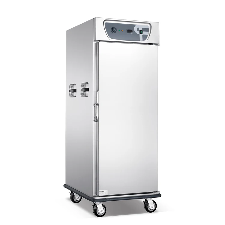 

Commercial Insulated Heated Food Holding Cabinet 11 Layer Food Warmer With Solid Stainless Steel Door