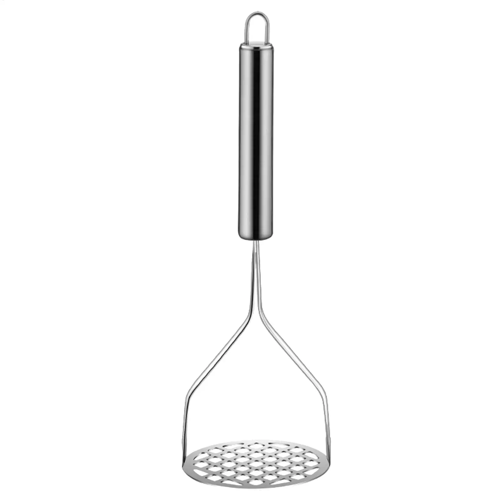 Stainless Steel Potato Masher Manual Fruit Vegetable Pressure Mud Machine Kitchen Children Food Crusher Complementary Gadget
