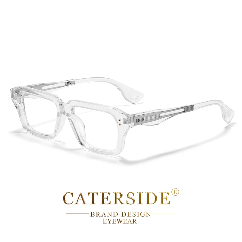 CATERSIDE Neue Vintage männer Optische Brillen Rahmen Marke Einzigartige Tempel Design Luxuriöse frauen Anti Blau Licht Lesebrille – Detail 17