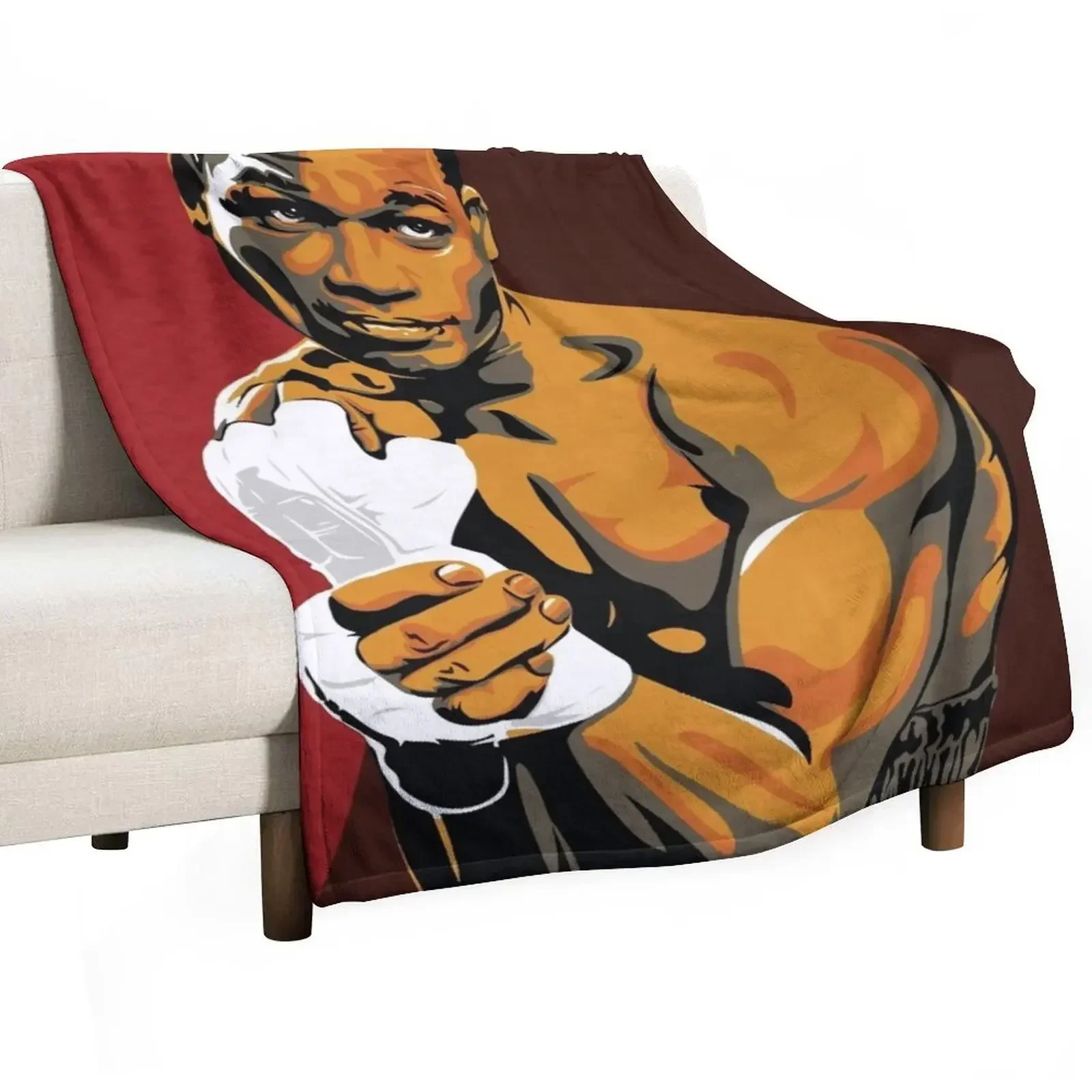 sugar ray robinson t-shirt Throw Blanket Quilt Luxury Throw Decoratives Blankets