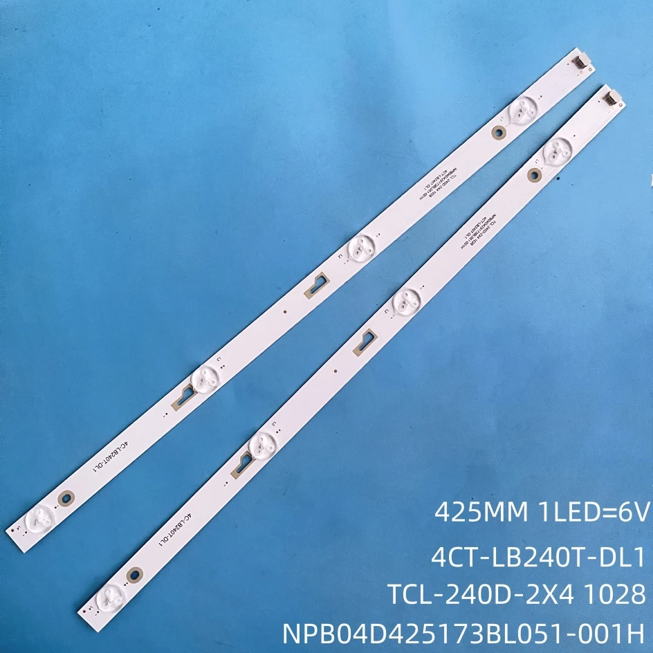 

LED Backlight strip 4 Lamp for TCL T24D16DH-02B T24E20DH-01W TCL-240D-2X4 1028 4C-LB240T-DL1 NPB04D425173BL051-001H TH-24E302G