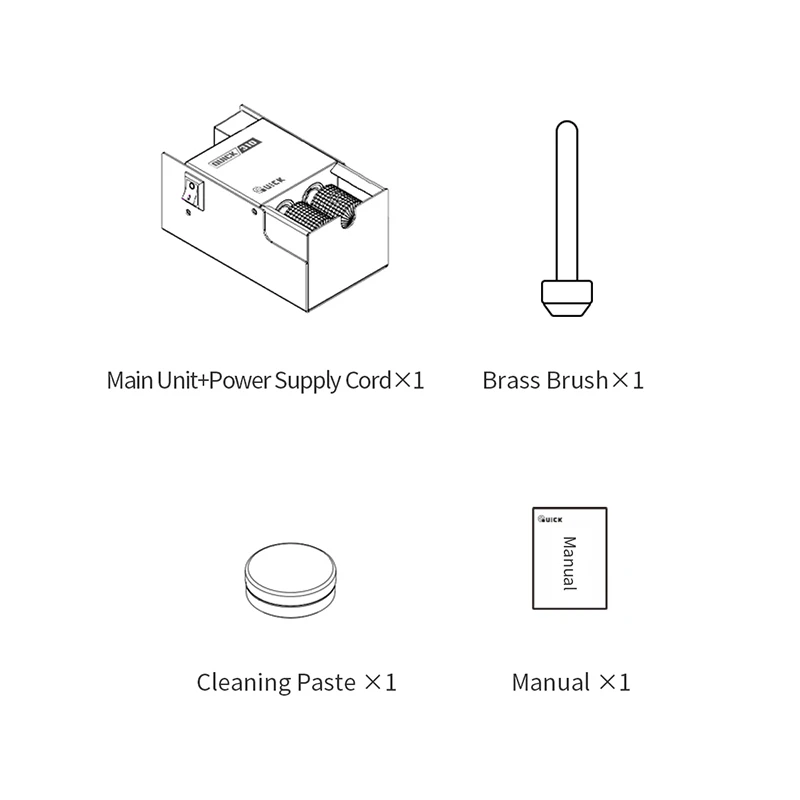 لمنظف طرف مكواة لحام صغير الحجم محمول سريع 310 محطة تجديد التسليم السريع