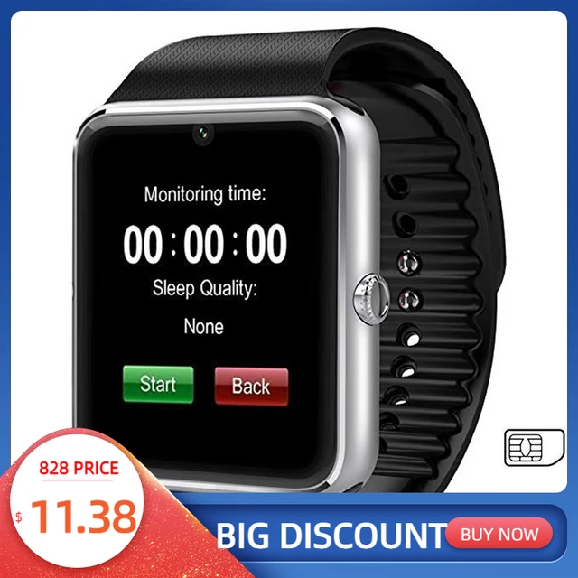 GT08 Bluetooth Smart Watch With Touch Screen Big Battery Support TF Sim Card Camera For IOS Android Phone Smartwatch PK A1 DZ09 AliExpress 44