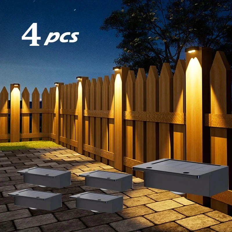 Warm White Solar Wall Lights for Creating A Welcoming Ambiance Along Your Home Exterior Garden Path and Porch Areas