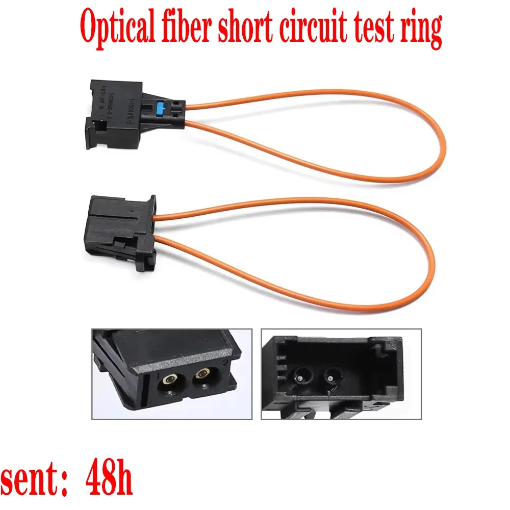 

Automotive Fiber Optic Short Connector Male Female CD Jamming Diagnostic Adapter Circuit Test Tool