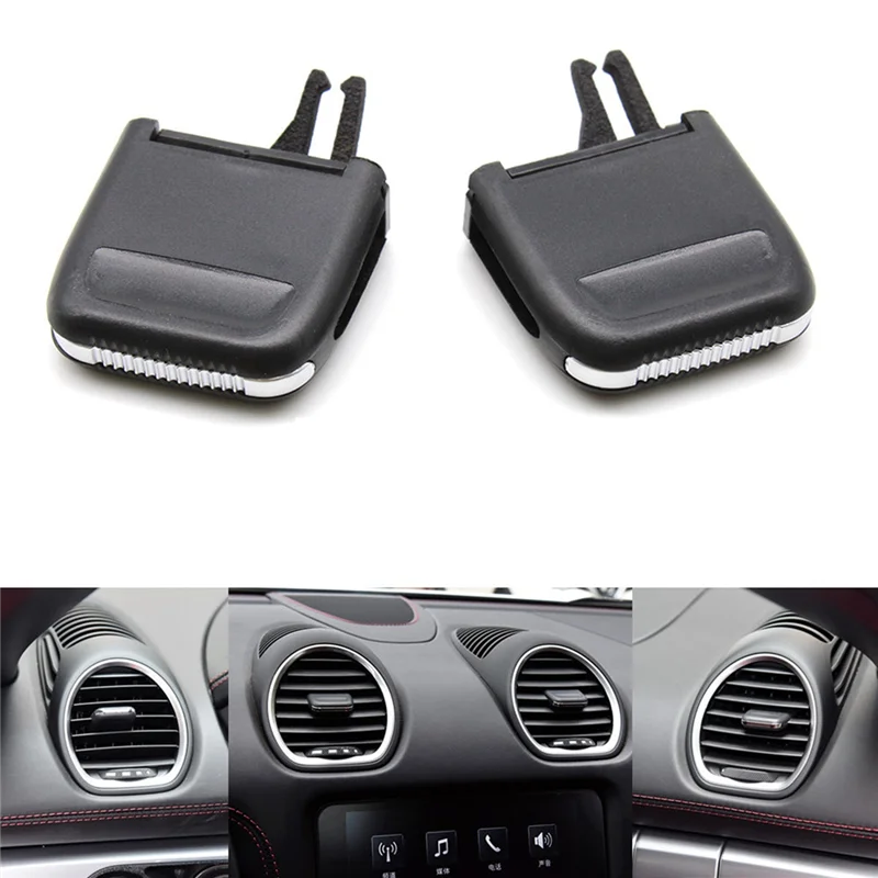 Car Air Vent Grille Clip Slider Repair Kit for -Porsche Boxster Cayman 2006-2012 Air Vent Outlet Tab Clips